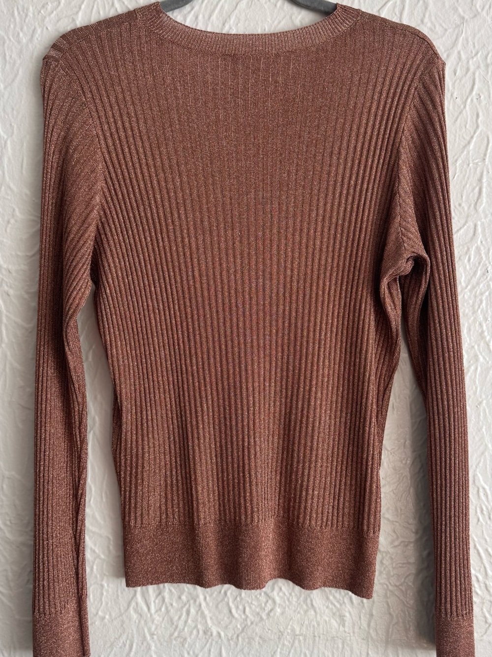 A.P.C. Shimmering Ribbed Top Size M - Picture 5 of 10